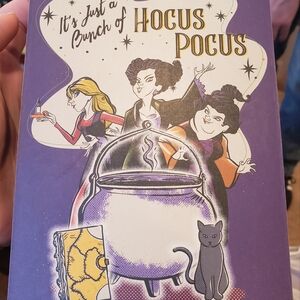 Hocus Pocus Decorative Art Wall   Purple Spellbook Design